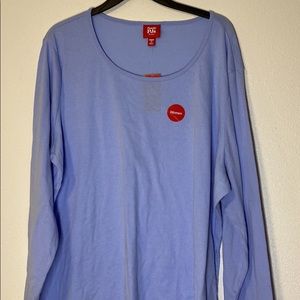 Macy’s purple long sleeve pajama shirt size 3X